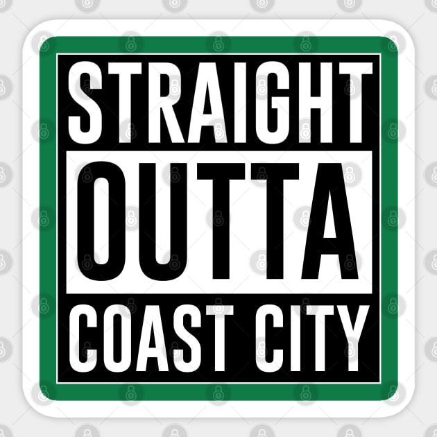 Straight outta Coast City Sticker by Heroified